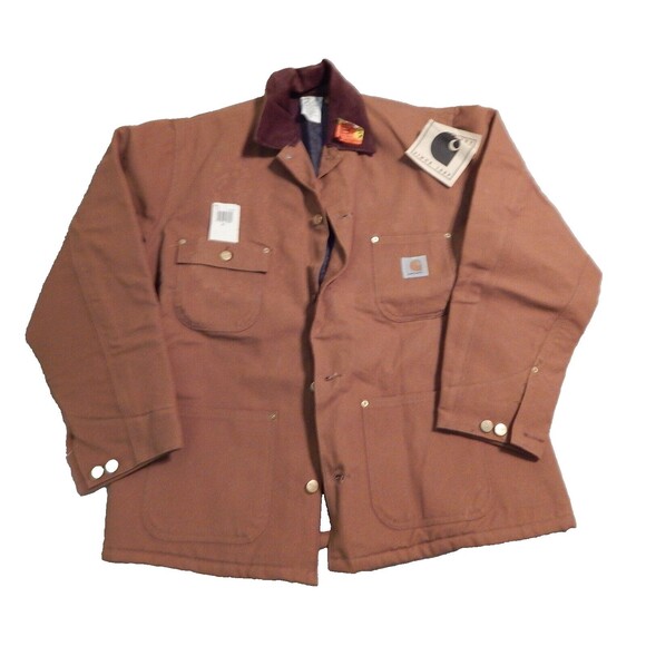 Carhartt Jacket Men's 42 Brown Duck Blanket Lined Deadstock 6BLC Tags (1) - Picture 1 of 15